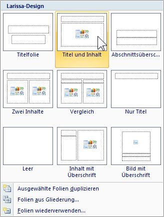 weitere Folie für Präsentation erstellen