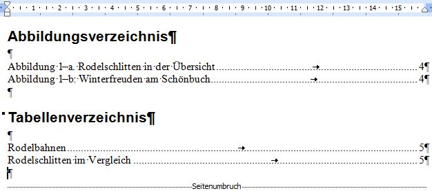 Ergebnis der Lösung für lange Beschriftungen