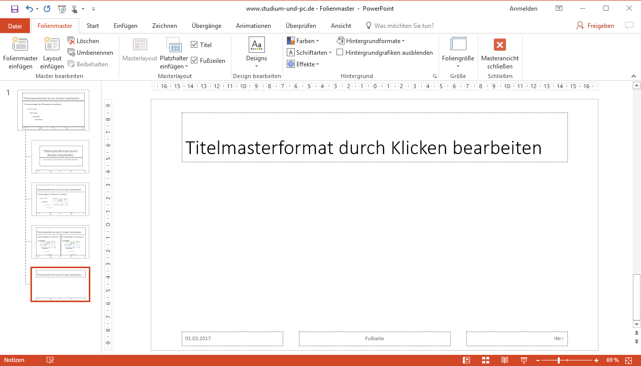 Masterfolien Eigene Vorlage Erstellen In Powerpoint