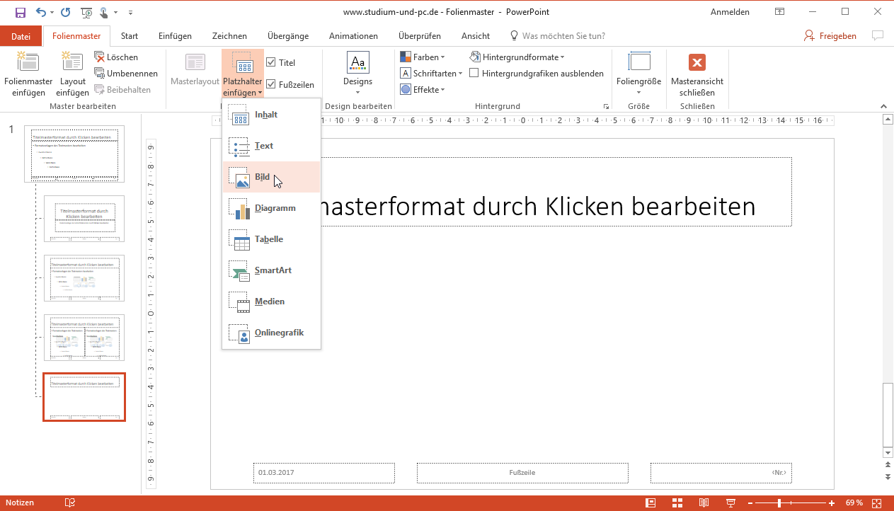 Masterfolien Eigene Vorlage Erstellen In Powerpoint