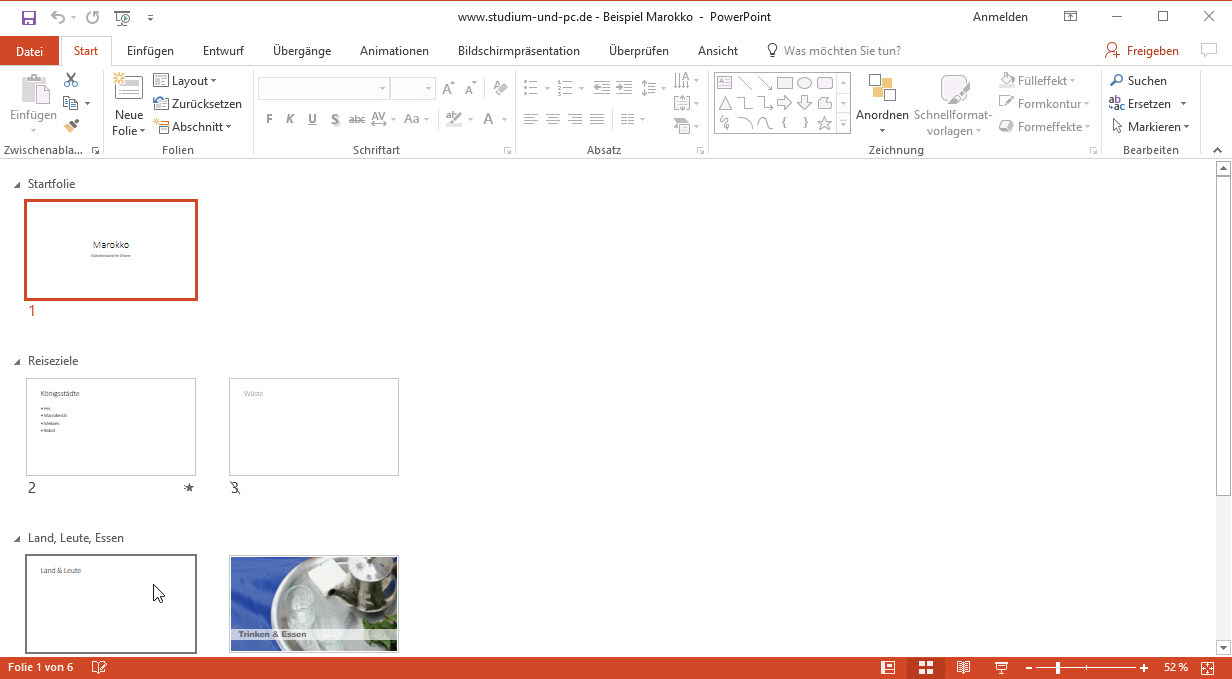 Ansicht Foliensortierung Bei Powerpoint Mehr Als Sortieren