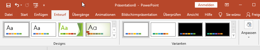 Reiter Entwurf mit vorgegebenen Designs