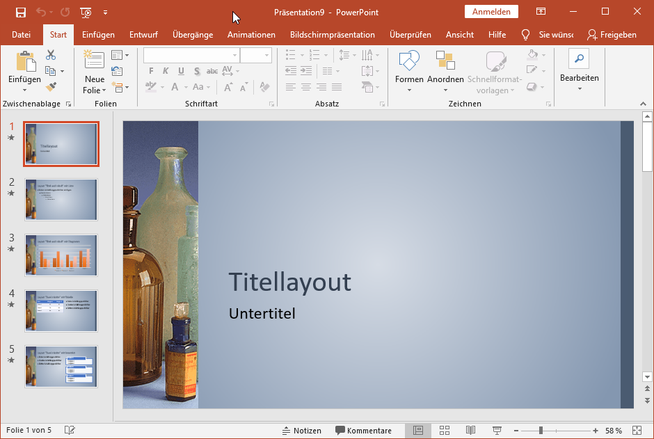 Online-Design über eigenen Inhalt stülpen