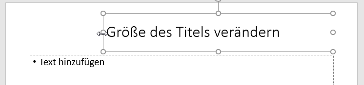 Layout/Aufteilung mehrere Folien gleichzeitig umstellen