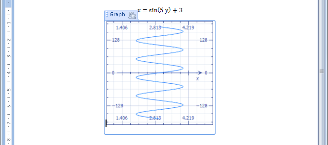 Funktionsgraph integrieren in Word 2007